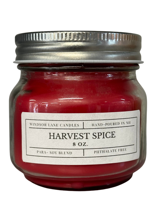Harvest Spice Mason Jar Candle - 8 oz.