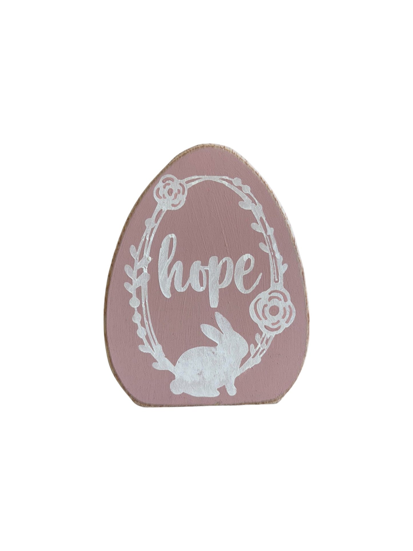 Easter Hope Wooden Egg