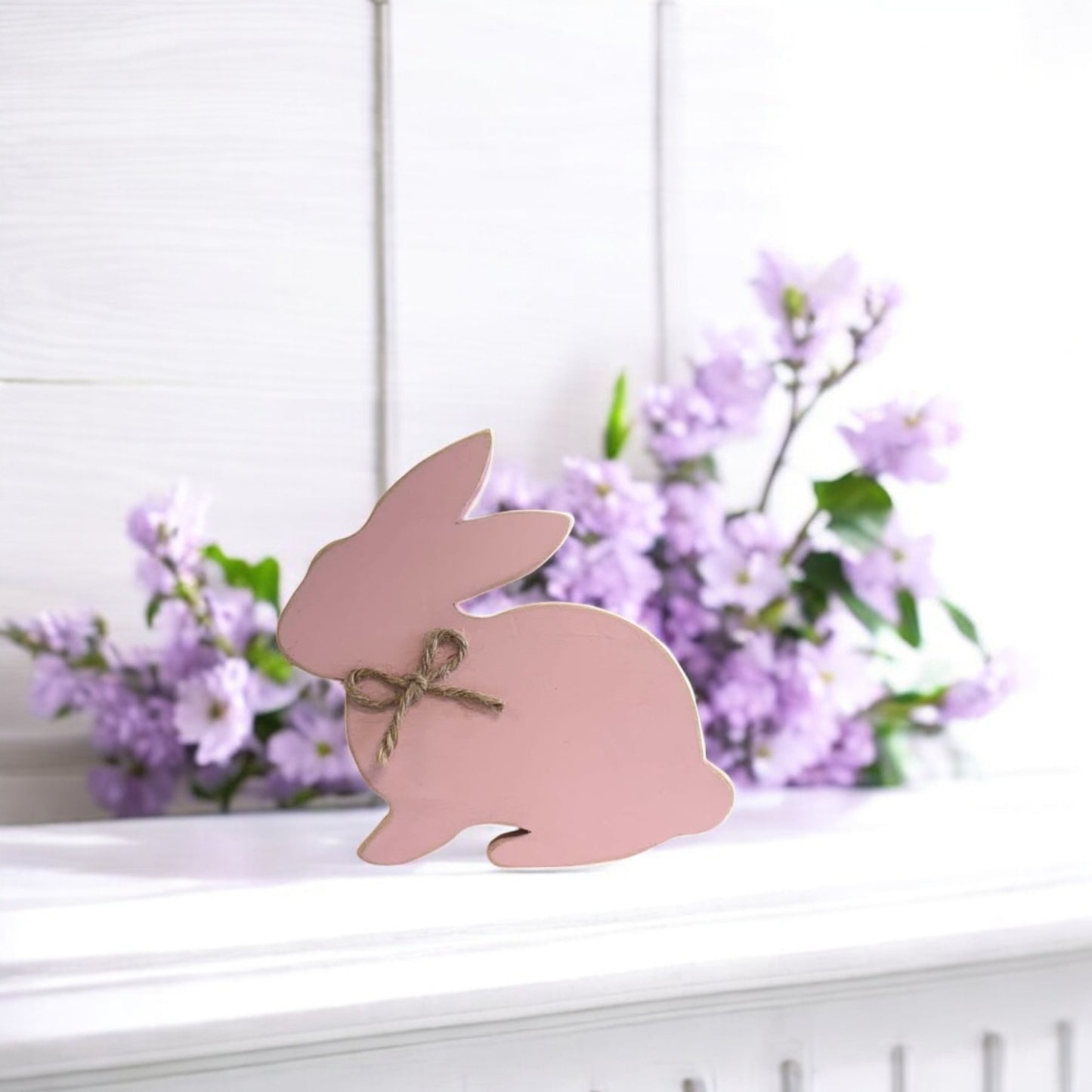 2 Pc. Wood Easter Decor Set