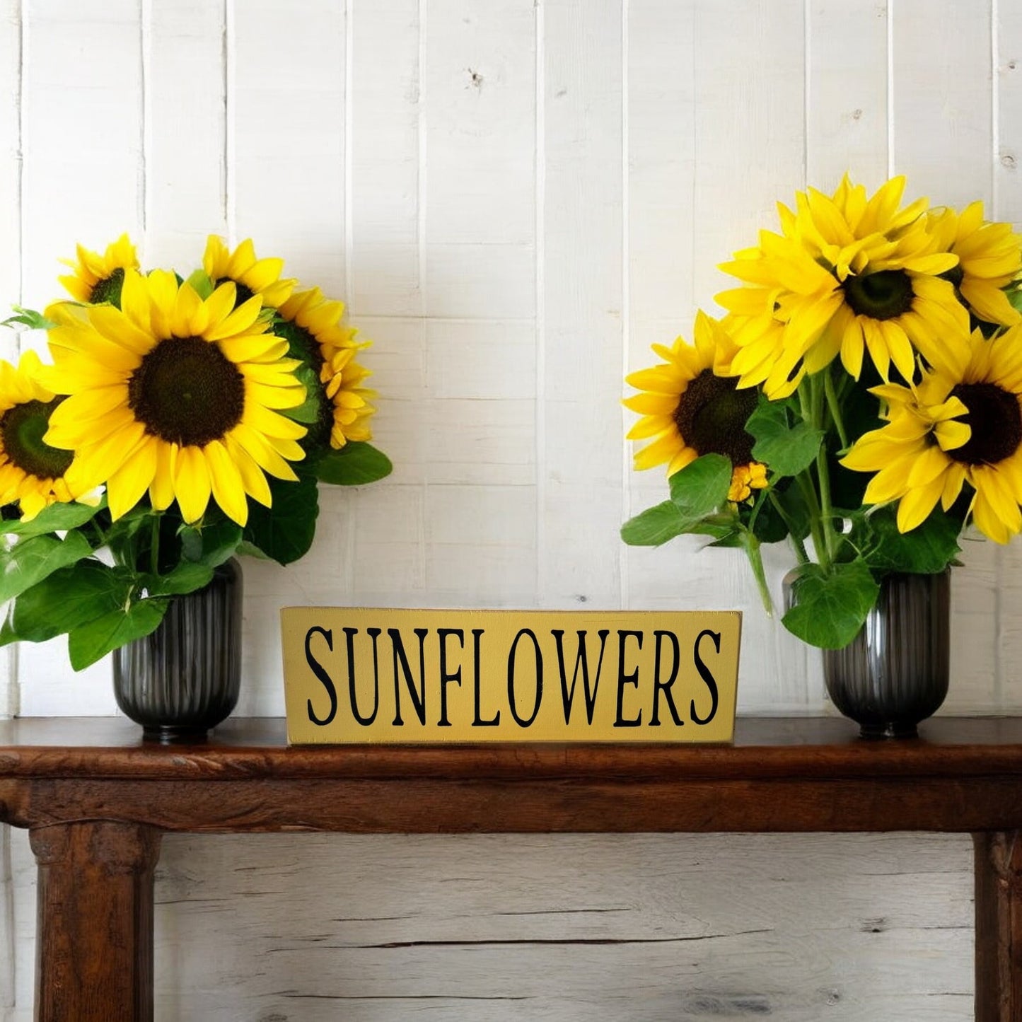 Sunflowers Wood Sign- Sunflower Kitchen Decor